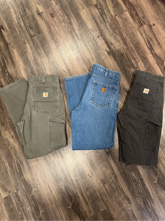 Carhartt Other - 3 Pairs of Carhartt Workwear 33x32 (2 Pairs of Pants, 1 Pair of Shorts)